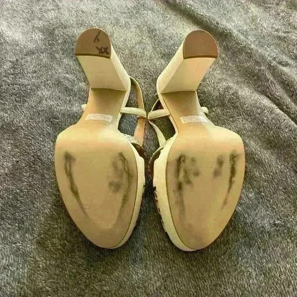 Malu made in Italy Ivory Python Heals size 40 - Picture 5 of 7